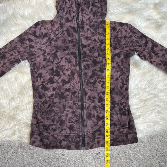 lululemon Scuba full zip hoodie mini Dusk floral antique Bark  Jacket - Picture 8 of 8